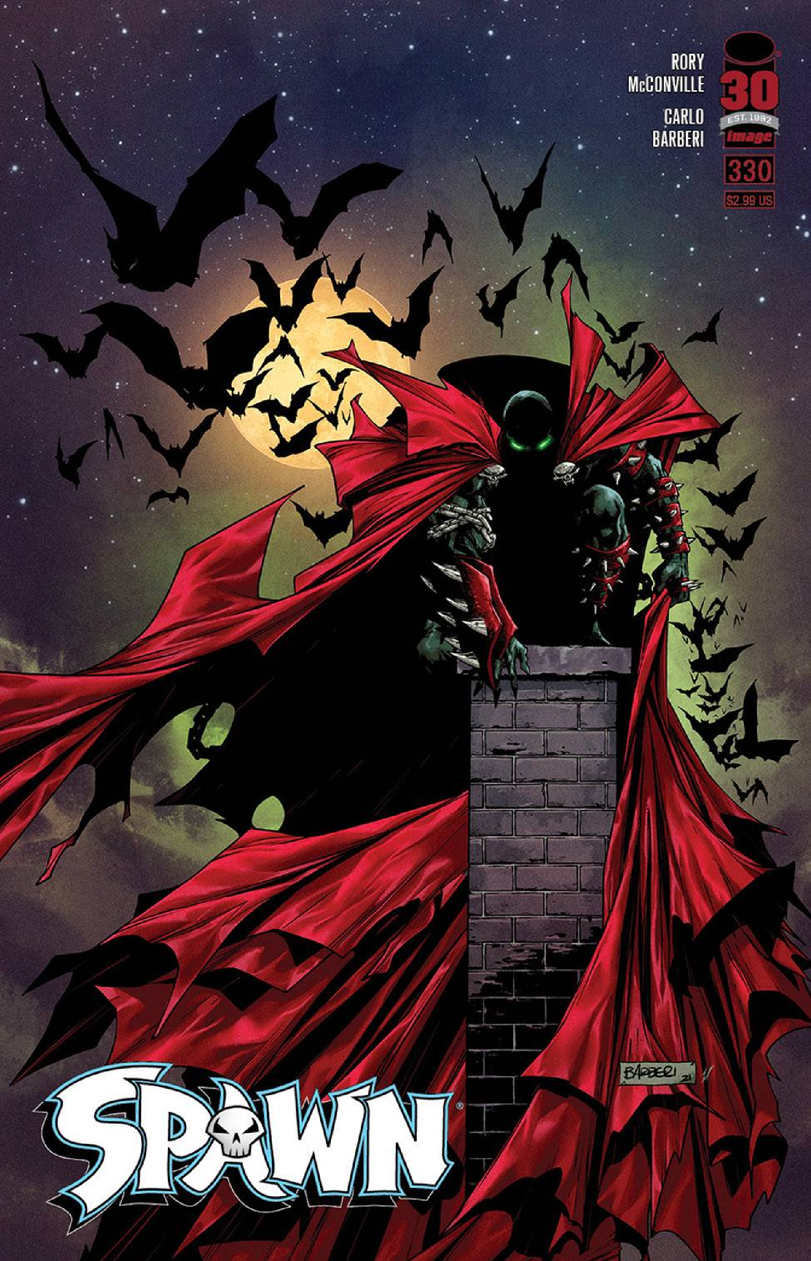 SPAWN #330 CVR A BARBERI (2022)