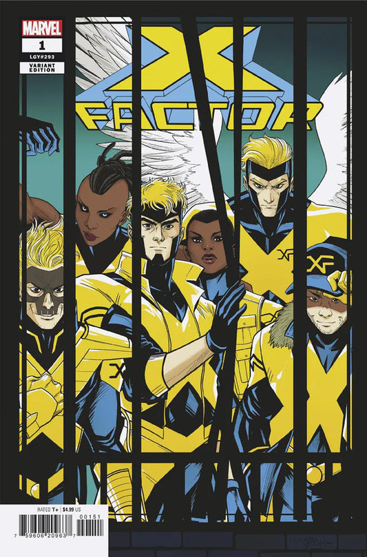 X-FACTOR #1 (2024) 1ST PRINTING *VECCHIO WINDOWSHADES VARIANT* MARVEL COMICS - Secret Station Comic | Book Shop